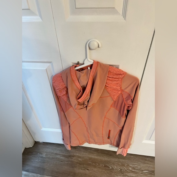 lululemon alpine pullover half zip in persimmon size 6/8 - Picture 3 of 13